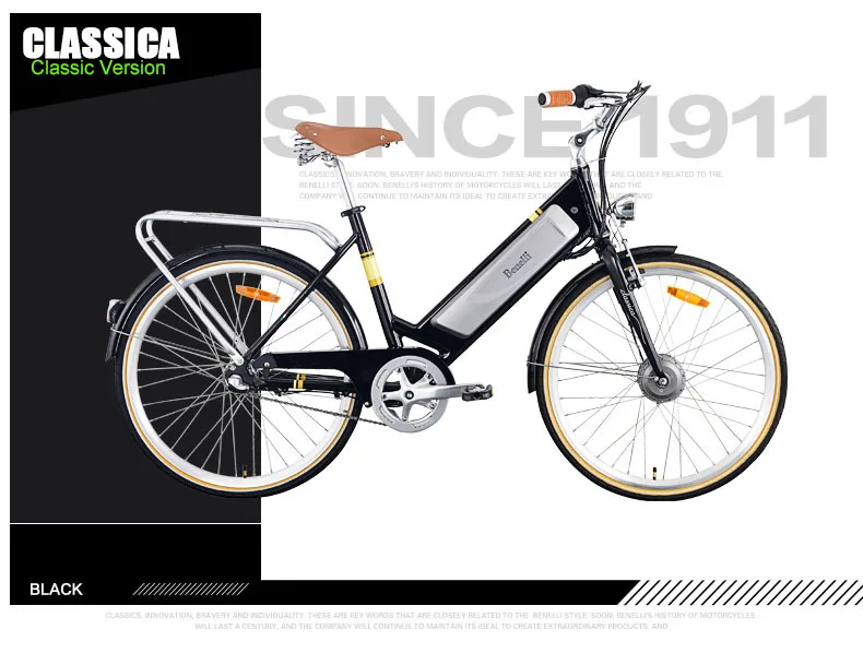 Discount 26 Inch City Electric Bike Two Wheels Electric Bicycle 36V Portable Assisted Bicycle Lady Adults Electric Scooter With Seat 10