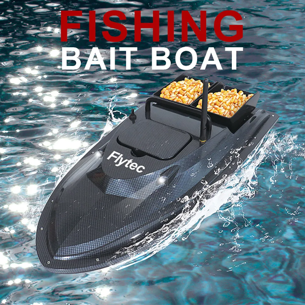 

Flytec V007 Outdoor Fish Finder Fishing Bait Boat RC Fishing Nesting Boat Fixed Speed Cruise / Yaw Correction /Double-Motor Hull