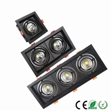 1 шт. супер яркий светодиодный встраиваемые панели квадратный светодиодный затемнения потолочный светильник мощностью 10 Вт, 20 Вт, 30 Вт Светодиодный прожектор светодиодные украшения потолочный светильник AC110V 220V