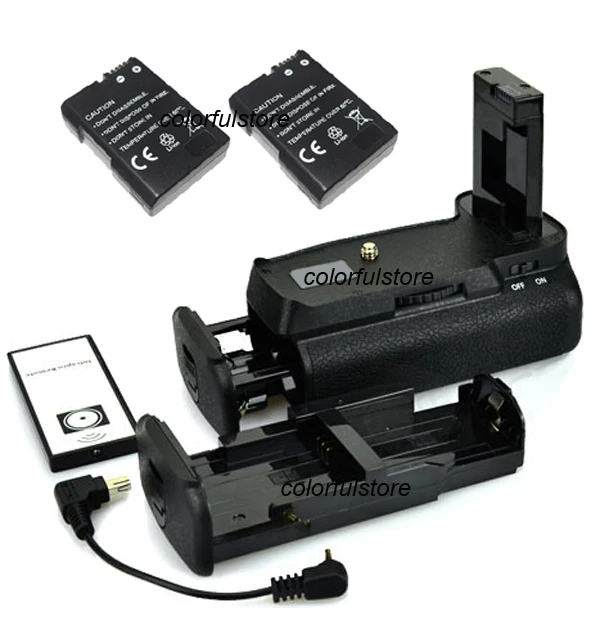 2-Step Vertical Shutter Battery Hand Grip Pack For Nikon D3100 D3200 D3300 D5300 as MBD31+IR Remote+ 2 EN-EL14+AA Holder | Электроника