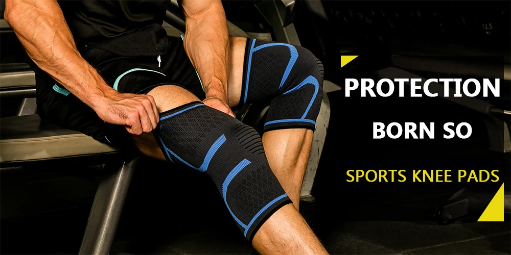 Nylon Elastic Sports Breathable Knee Support Brace Pad Sadoun.com