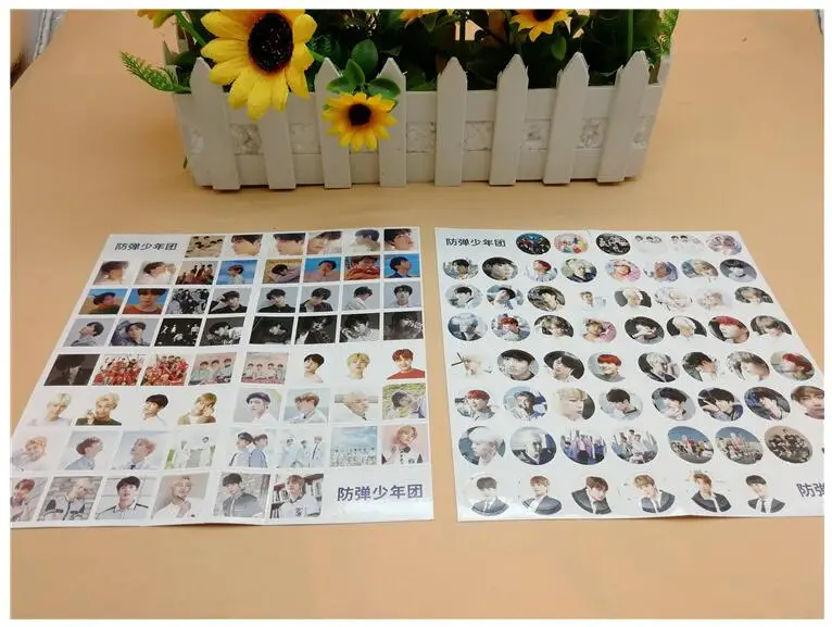 180 шт/KPOP BANGTAN BOYS коробка набор наклейки на открытку любовь себя поддержка Подарочная коллекция
