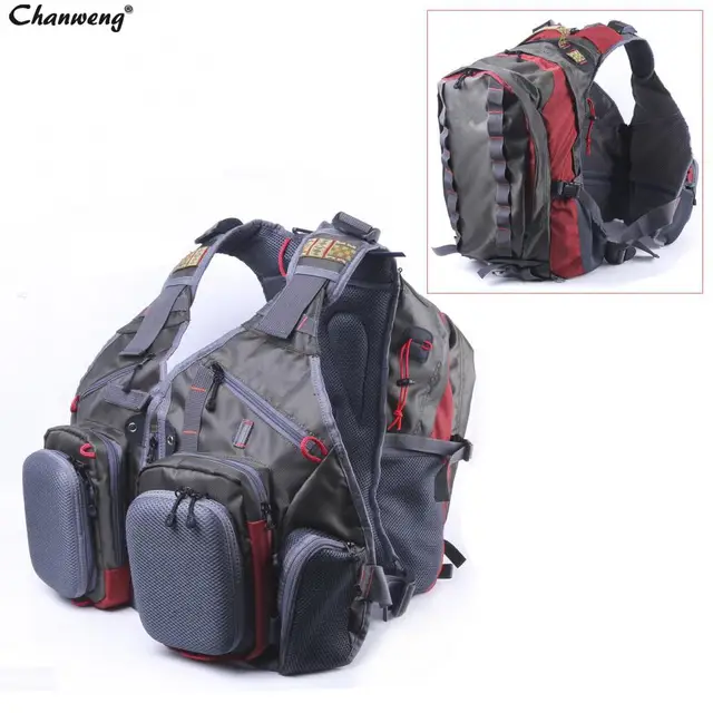 Cheap Maxcatch Fly Fishing Vest Mutiple Function Backpack Bag For Outdoor sports