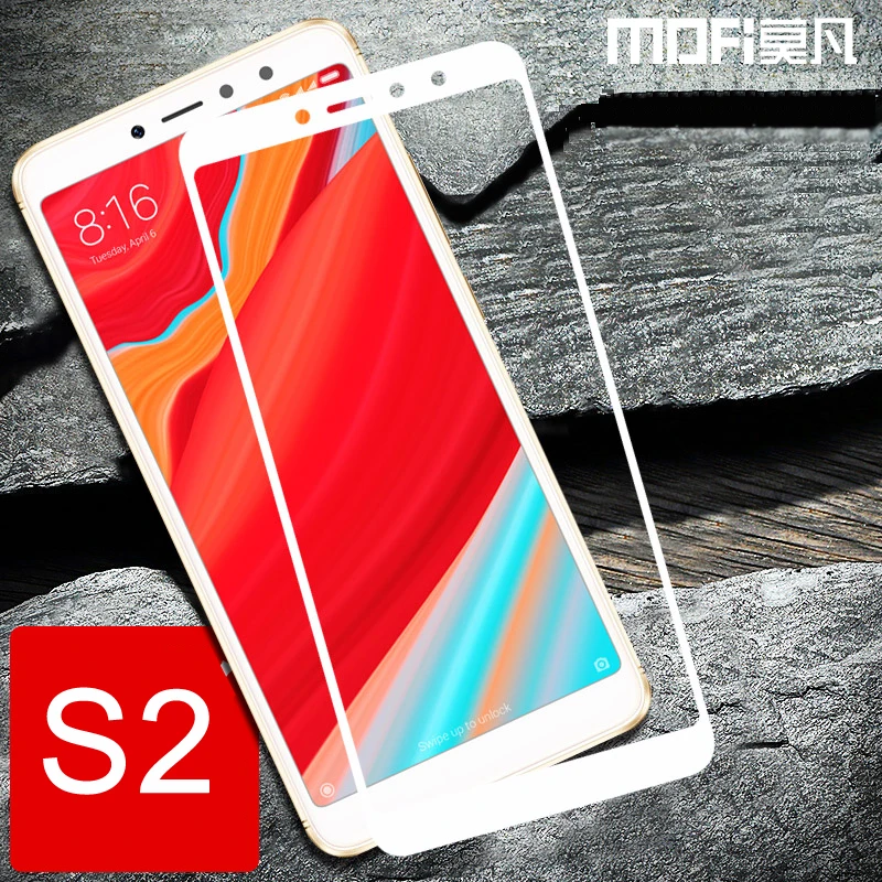 xiaomi redmi s2 glass full cover Mofi thin white black redmi s2 screen protector xiaomi redmi s2