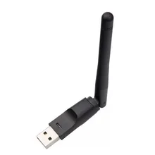 150 Мбит/с RT5370 USB 2,0 Wi-Fi Беспроводной адаптер 802,11 b/g/n Сетевой адаптер с поворотная антенна сетевая карта