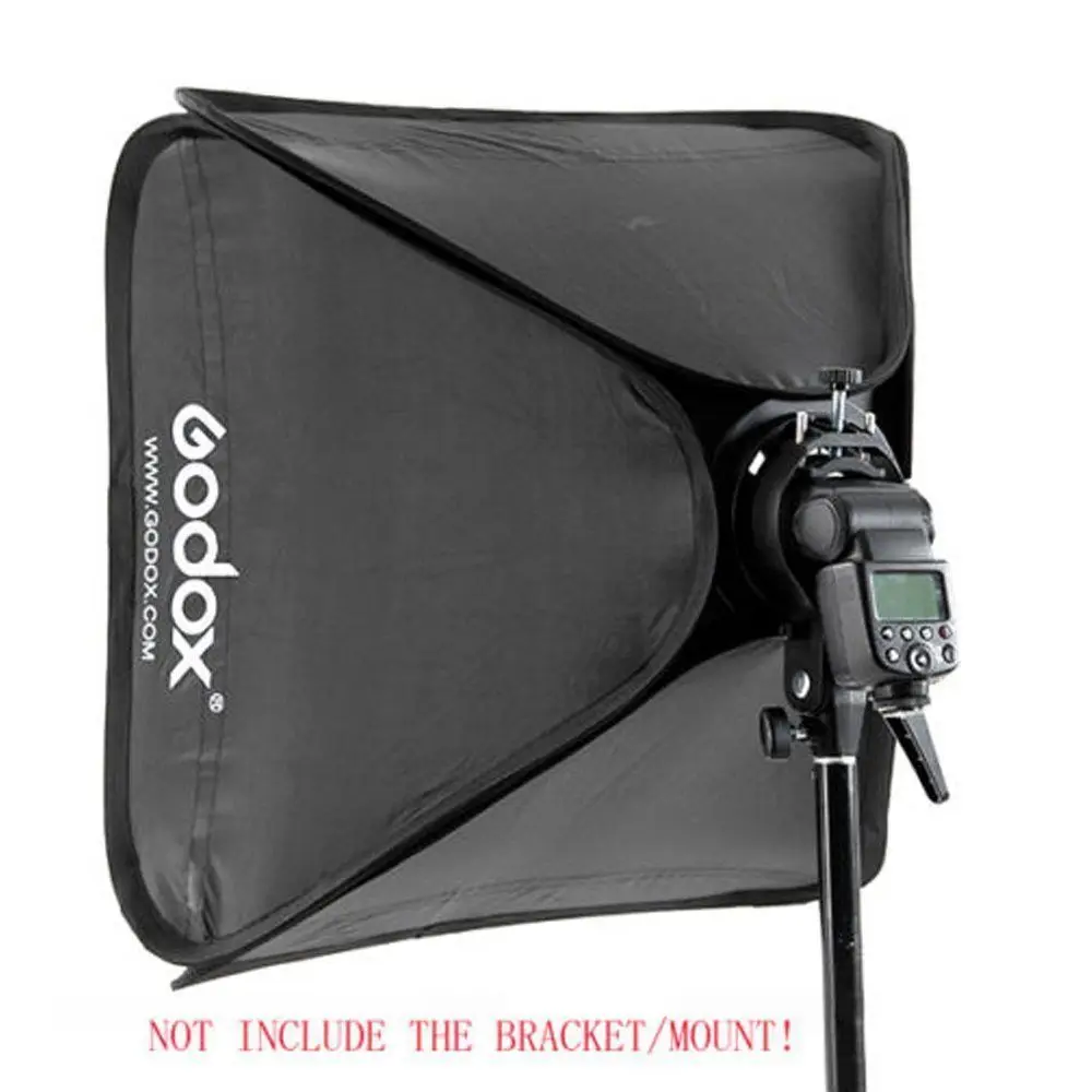 Godox 60x60 см сумка-софтбокс комплект для студийной камеры Flash fit Bowens Elinchrom крепление