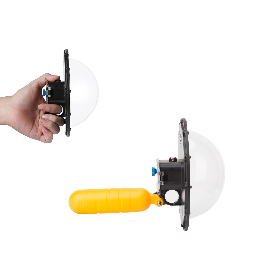 

TELESIN Waterproof Dome Port Camera Housing Hand Grip for Gopro Hero 4 Session for Gropro Hero 5 Session Camera Accessories