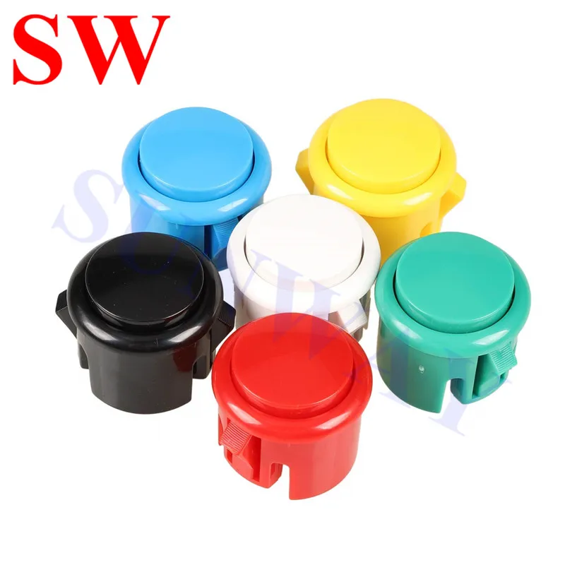 Arcade Joystick DIY Kit Zero Delay Arcade Kit USB Encoder To PC Arcade 4Way Sanwa Joystick 24/30mm Push Buttons For JAMMA Mame