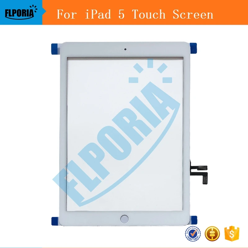 IPHT0224 New 2017 Year Black White A1822 A1823 Touch Screen For iPad 5th Generation 5 Digitizer Outer LCD Panel Front Glass (1)