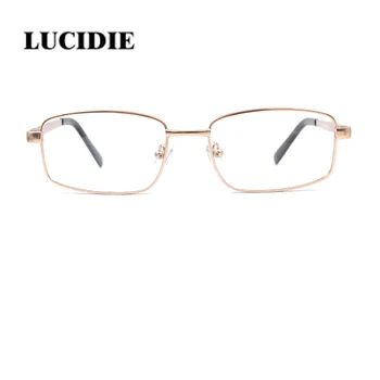 

Classic Rectangular Prescription Simple Frame Metal Male Glasses Frame Three Colors Optional