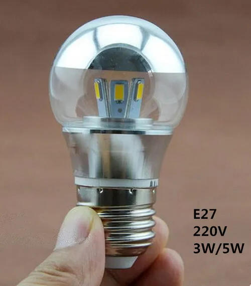 side shine e27 led 220v shadowless light bulb semi plated no shadow light bulbs