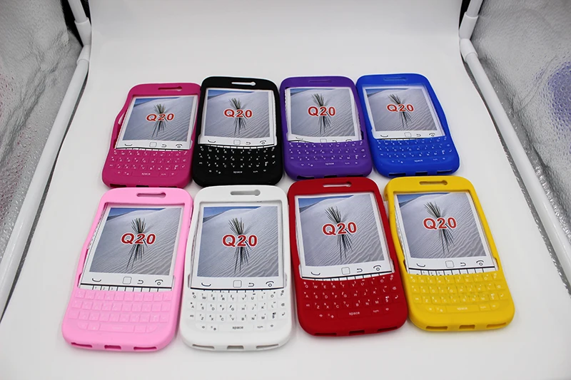 

oudini New Soft Silicone Back Cover Keyboard Case for Blackberry Q20 Case Cover Skin Protector Free Shipping
