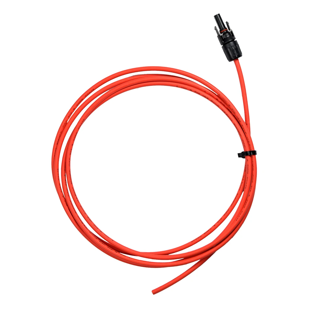 Boguang 10 м MC4 Соединительный Солнечный кабель(черный кабель 10 М+ Красный кабель 10 м) 2,5 мм2 черный или красный сертификат TUV кабель питания