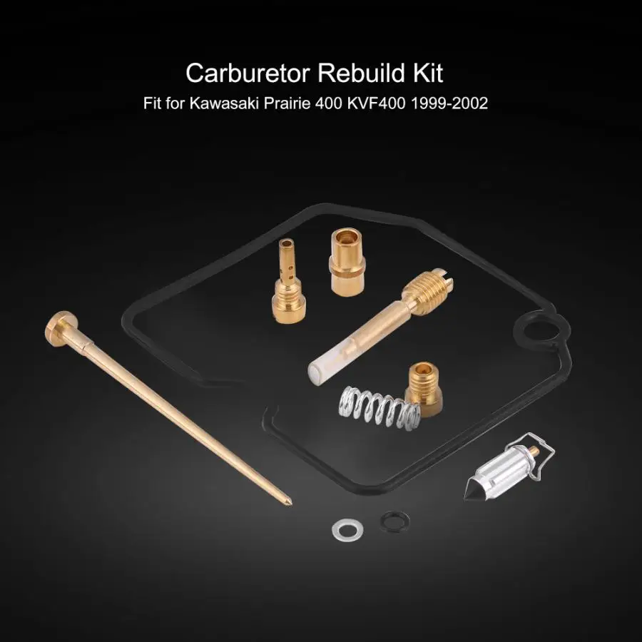 

Fuel Supply Carburetor Rebuild Kit Carb Repair Tool for Kawasaki Prairie 400 KVF400 1999-2002 motorcycle accessories