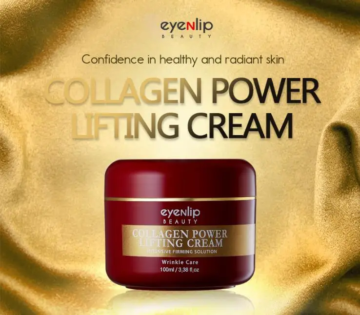 EYENLIP коллаген power Lifting Cream 100 мл крем для лица Уход за кожей лифтинг для укрепления, отбеливания, увлажнения крем-корейская косметика