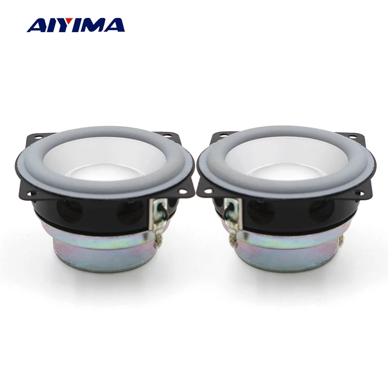 

AIYIMA 2Pcs 2Inch Full Range Speakers 8Ohm 5W Audio Portable Speaker Altavoz Portatil Column 25MM Voice Coil DIY Home Theater