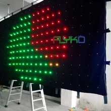 Китай экспресс-клуб украшения p18 3*2 м led видео занавес