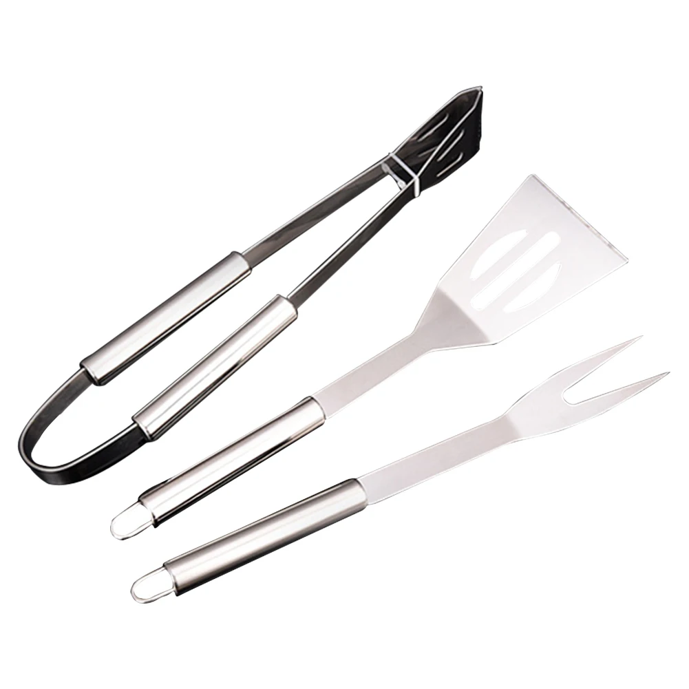 1 Set Barbecue Toos Grilling Set BBQ Spatula/Forks/Tongs Roast Sturdy