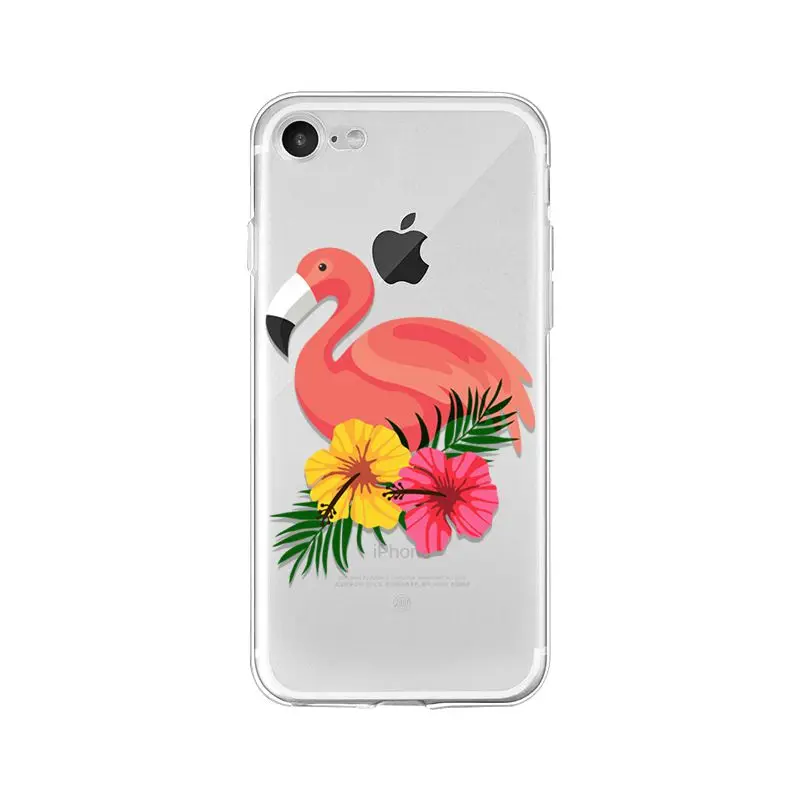 Flamingo Pineapple Flower Green leaf