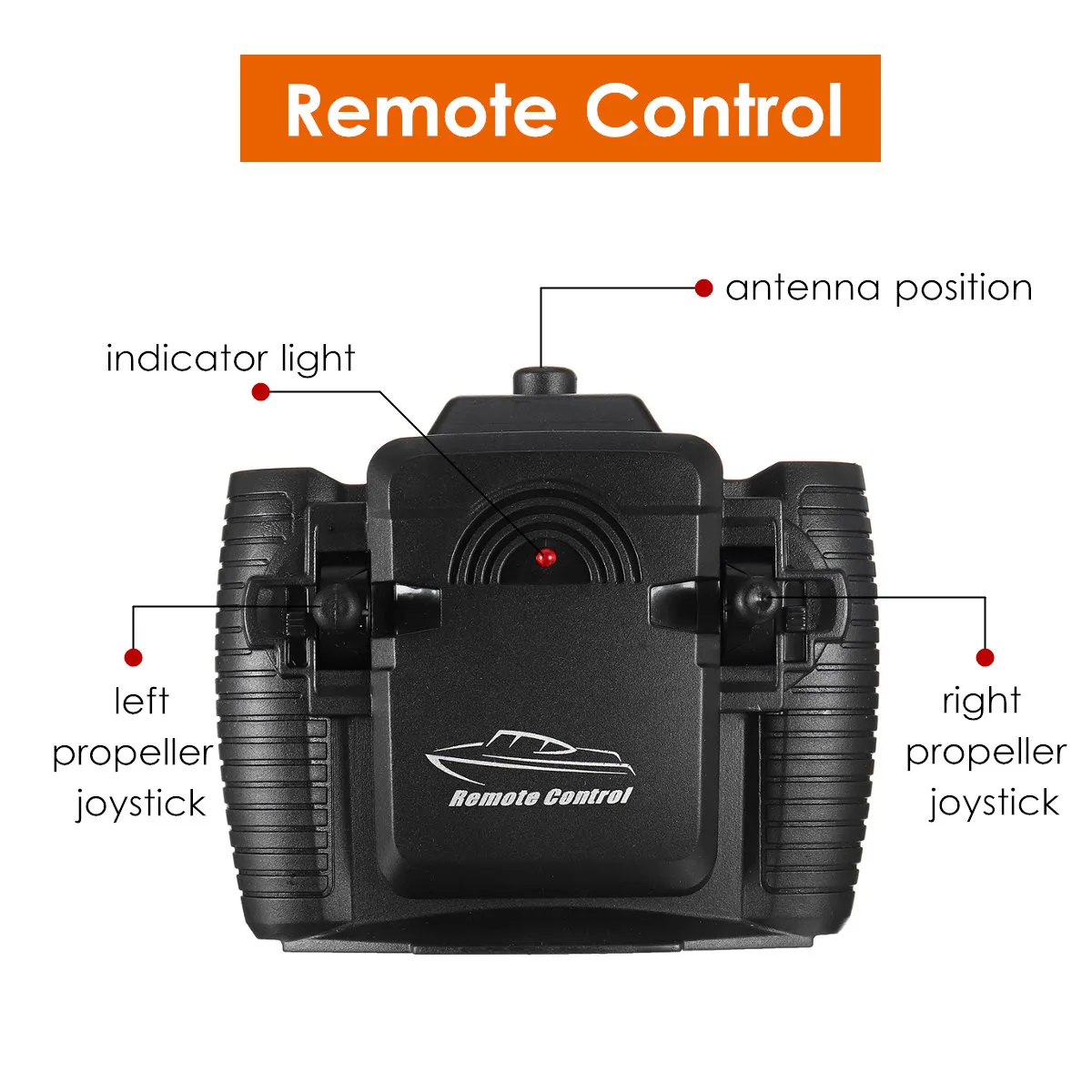 24cm Plastic Remote Control Racing Boat Yacht Rechargeable Electric Speed RC Boat Vehicles Model Toys Children Toys 2 Colors