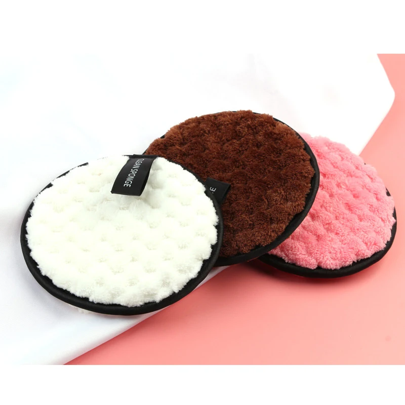 

1pcs Microfiber Cloth Pads Face Makeup Remover Puff Face Cleansing Towel Reusable Cotton Pads Soft Sponge Nail Art Cleaning Wipe