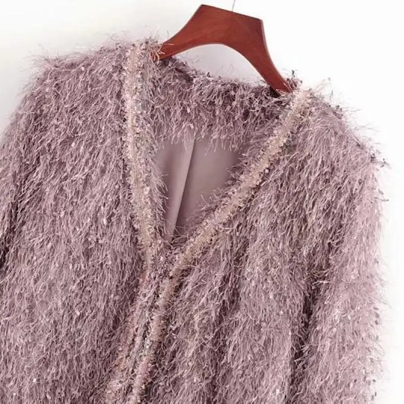 Élégant Gratuite Feminino Bleu Style Livraison V Nouveauté 2019 Survêtement rose Jaquetas Pour Euro Mince Veste Glands Printemps américain Homme Cou qwTUfxnXg