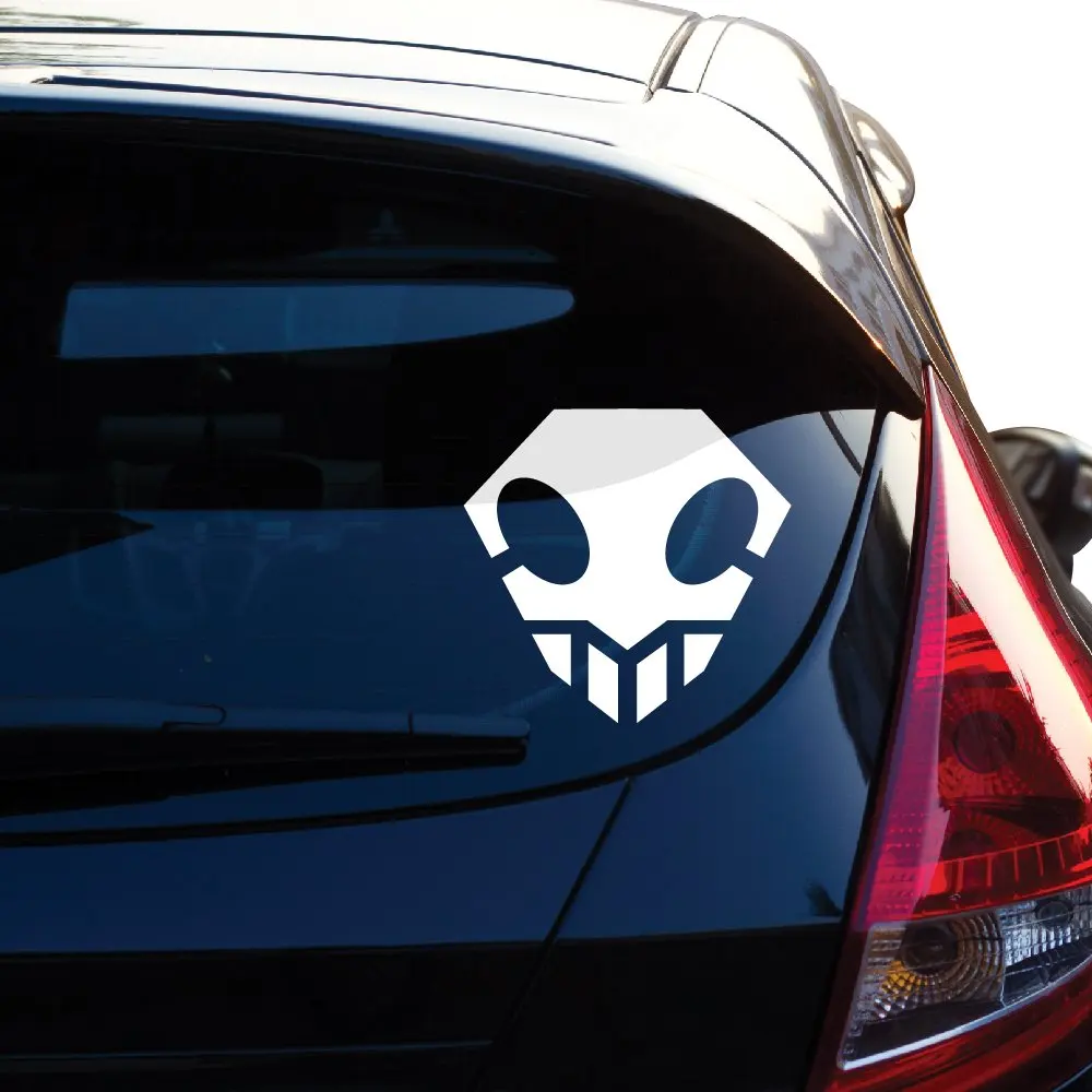 

Bleach Anime Decal Sticker for Car Window, Laptop, Motorcycle, Walls, Mirror and More. # 456 (4" x 4.2", White)