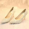 Rhinestone spring bridal shoes ultra high heels thin heels wedding shoes aesthetic women’s pointed toe shoes free shipping