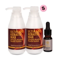 2pcs 300ml Chololate Ultikare Brazilian 8% Formaldehyde Keratin Straight Hair Treatment For Strong Hair +10ml Argan Oil Set 2pcs 300ml Chololate Ultikare Brazilian 8% Formaldehyde Keratin Straight Hair Treatment For Strong Hair +10ml Argan Oil Set