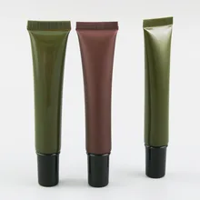 50x20 мл портативная Янтарная зеленая Косметическая Мягкая Пластиковая Ванна 20 г крем для рук пластиковая тубы для крема упаковка пустой контейнер для трубки