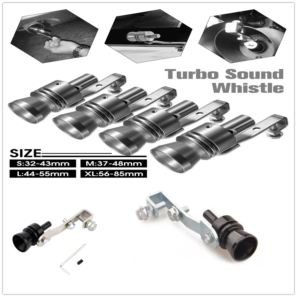 

Car Exhaust Pipe Muffler Sound Whistle Simulator black for Land Rover RangeHSE SC Sports version Freelander V6 found 3 V6 V8