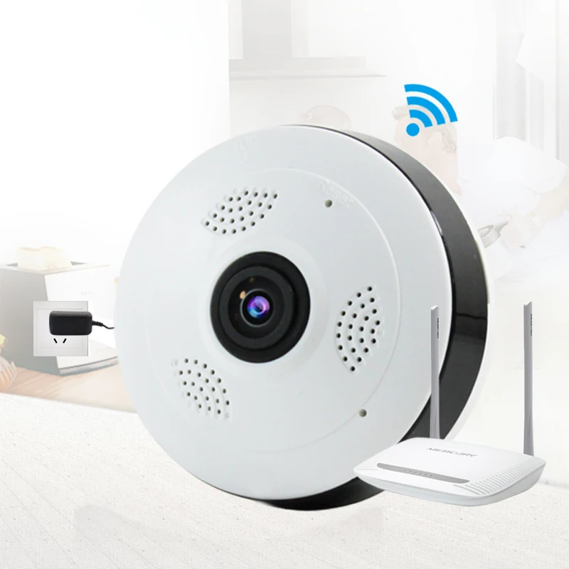 Беспроводная IP камера 1080P HD рыбий глаз 960P 360 градусов 2 МП|security wifi camera|mini cctv cameraip camera