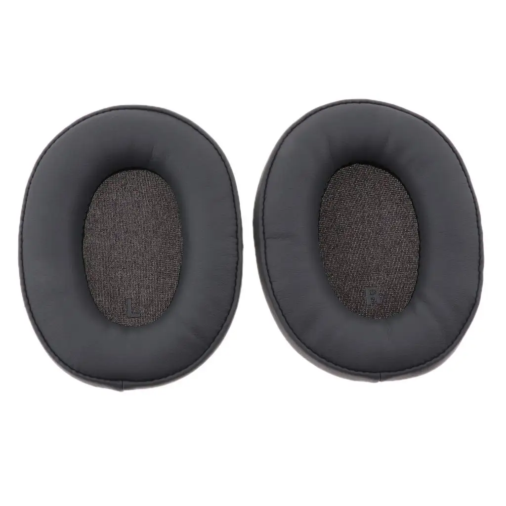 1 par gris Almohadillas para los oídos repuesto para auriculares Audio Technica ATH-DSR9BT SR9 almohadillas de espuma suave 