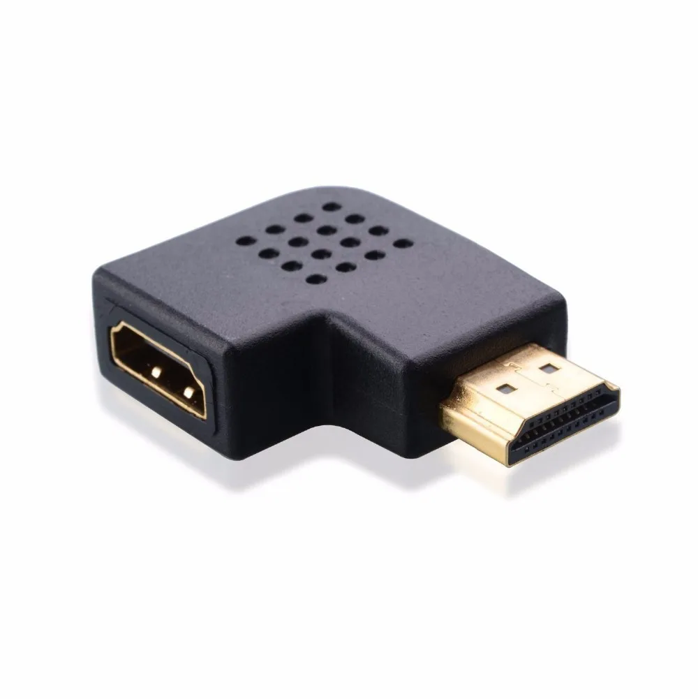 10 個高速 hdmi メス 90 度直角 hdmi アダプタコンバータhdmi antennahdmi adapter pchdmi