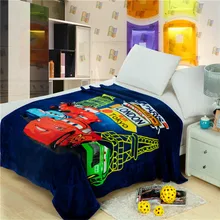 Одеяло disney Lightning Mc queen Cars, 150*200 см, для детей, мальчиков, мультяшный декор для спальни, Фланелевое, легкое, для кровати