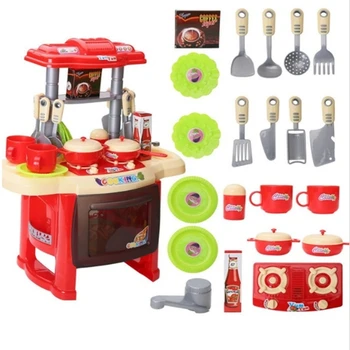 

Simulated Children Plastic Toys Pretend Play Food Home Kitchen Kitchenware Girl Boys Cooking Toys 1-4 Year Birthday Gift
