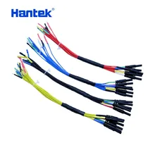 Hantek ht306 cabo de fuga universal, 6 vias, para diagnóstico de osciloscópio automotivo, 4 tamanhos, 0.6mm, 1.5mm, 2.3mm e 2.8mm