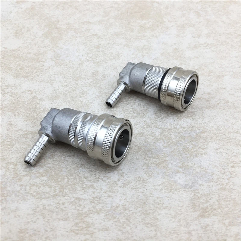 Stainless Steel Ball Lock Disconnects 14'' Fittings Liquid or Gas Barb For Cornelius Corny Kegs Beer Brewing (7)