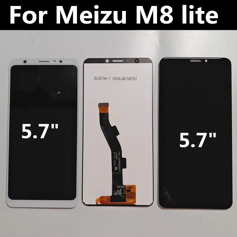 Для Meizu M8 lite ЖК дисплей + сенсорная панель дигитайзер для M8lite дисплей|Экраны