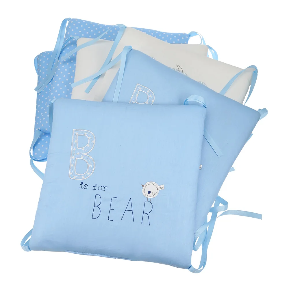 spesifikasi Bayi 6 Pcs lot Baby Bed Bumper Di Tempat Tidur Cot Tempat Tidur Bayi Pelindung Crib Bumper Bayi Baru Lahir Balita Tempat Tidur Tempat Tidur set