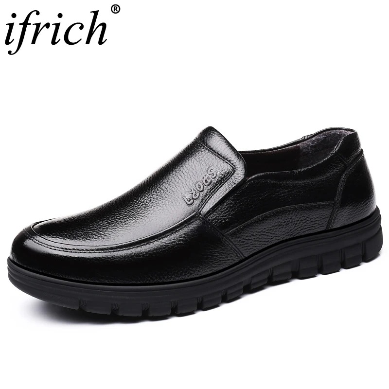

Fashion Spring Autumn Men Loafers High Quality Leather Moccasins Comfortable Man Slip-On Flats Business Casual Driving Shoe Male