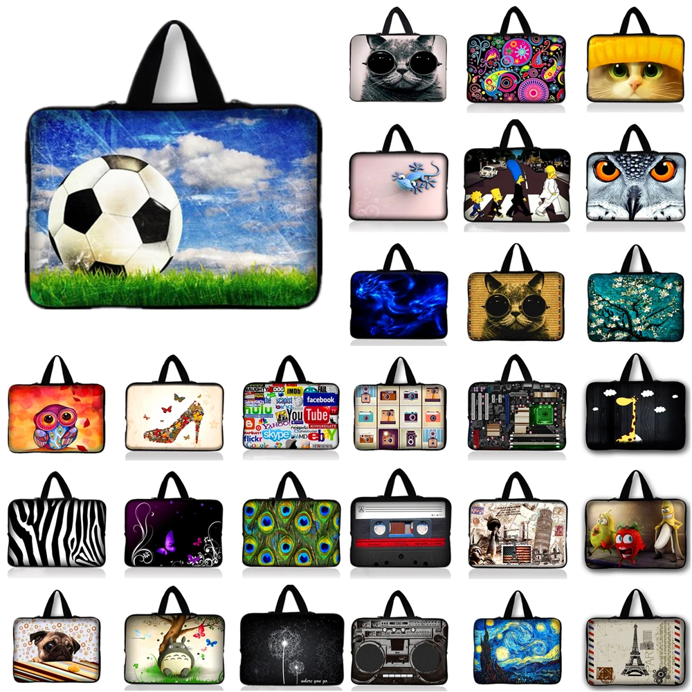 

10 11 12 13 14 15 17 Laptop Bag Neoprene Sleeve Netbook Case Cover For ASUS Dell HP Macbook 13.3'' 15.6'' 11.6 inch Computer #R