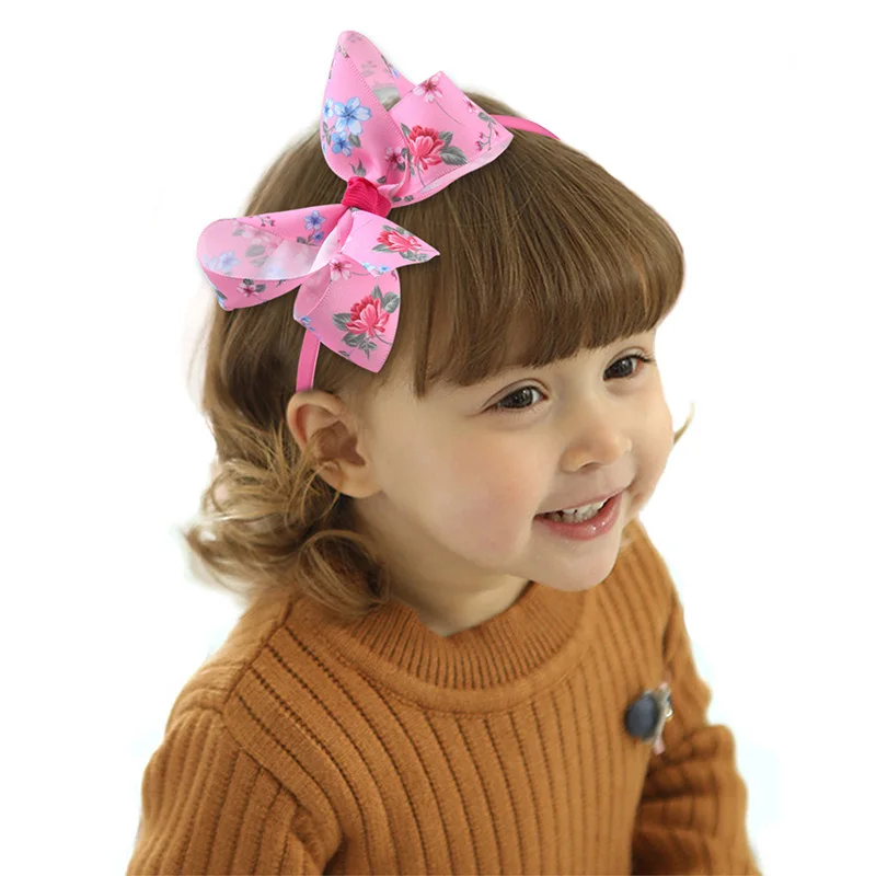 

Candygirl Floral Bowknot Headband Hair Clips for Girls Women Cute Flower Handmade Hair Pins Grip Hair Accessories Party Dailyuse
