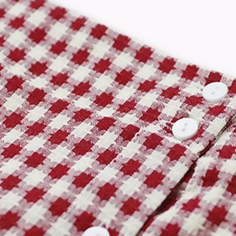 Ly197 Skirt 2017 Irregular Spring Plaid Elastic Empire red New Fashion Skirts Slim Design Summer Waist Casual Fishtail Ladies blue Women Black qpr68T