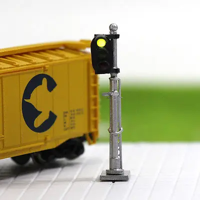Модель JTD1503GYR 3 шт. сигналы железнодорожного поезда фазный блок сигнала N масштаб 12