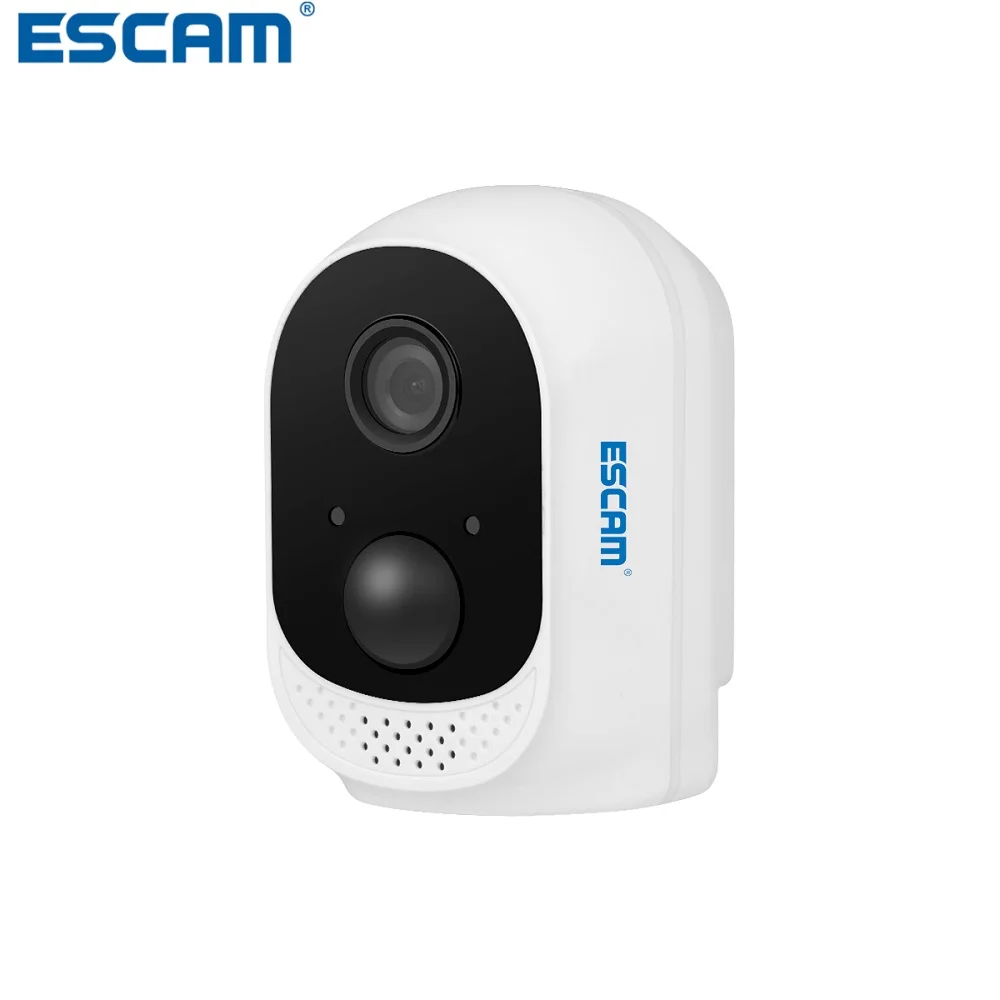 ESCAM QF230 HD 1080P 2MP IP камера безопасности P2P с батареей 10400 мАч wifi ИК PIR сигнализация ночного видения CCTV камера s