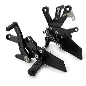 

Motorcycle Accessories CNC Aluminum Rear Set Rearset Footrest Foot Rest Pegs For Kawasaki Ninja 400 Ninja400 2018