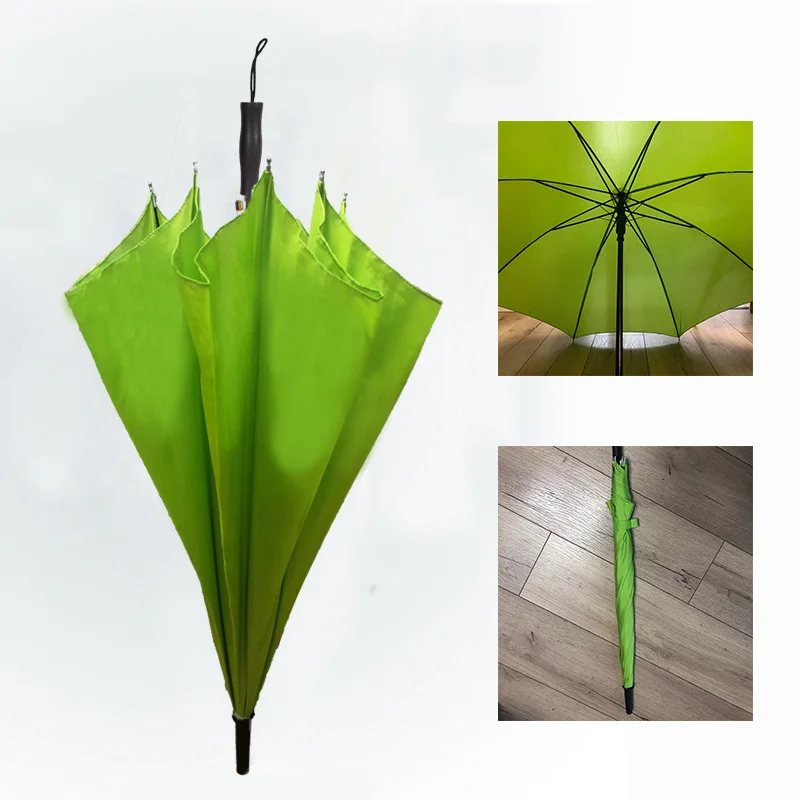 Качественный зеленый, красный, желтый зонт от дождя для женщин Parapluie Femme для мужчин ветрозащитный Paraguas алюминий, стеклопластик, прочная рама Chuva Zont - Цвет: 2