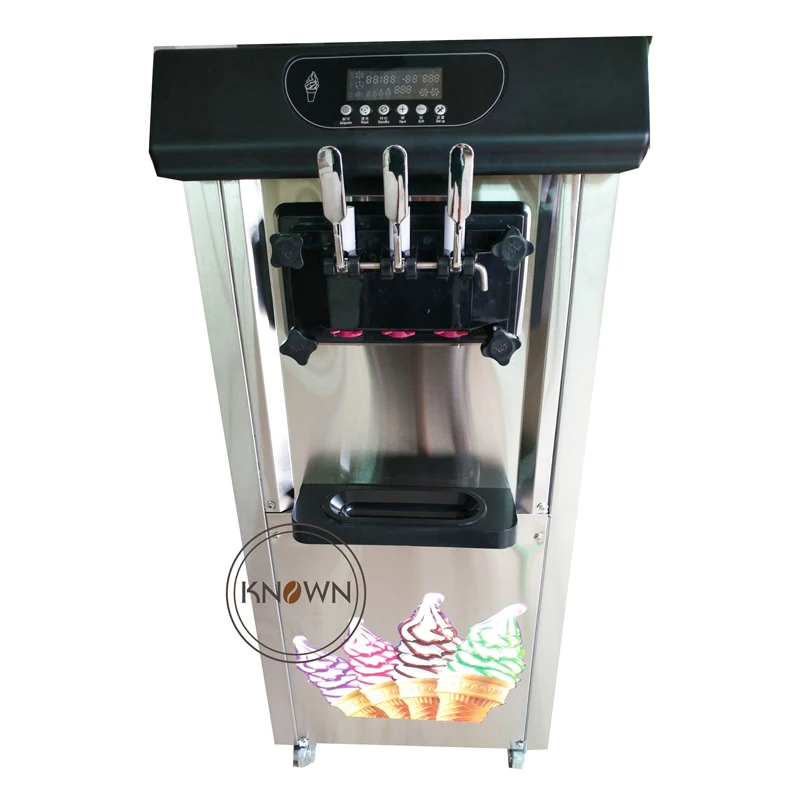Заводская цена 22L машина для мороженого автоматический йогурт мягкое мороженое машина