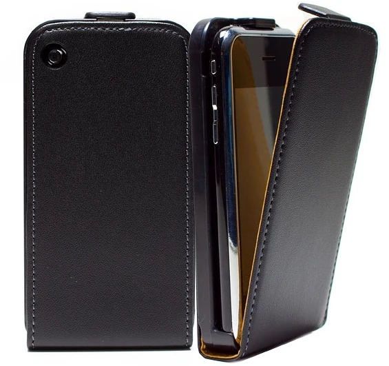 

For Apple Iphone 3 / 3G / 3GS Flip luxury leather case Flipcover + 3GS Screen Protector